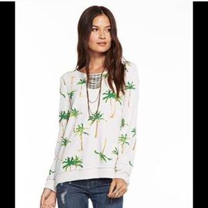 Chaser Watercolor Palm Tree Sweatshirt